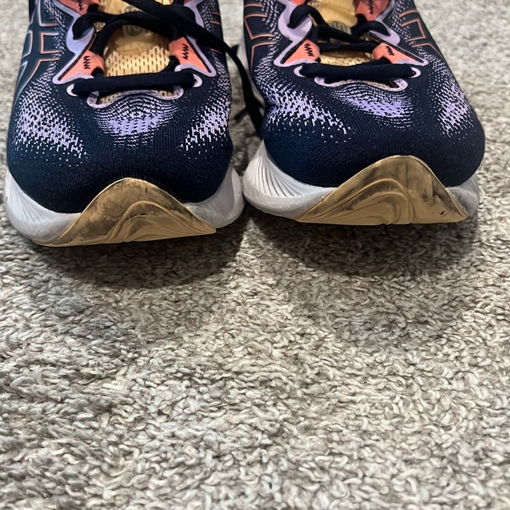 ASICS Gel Cumulus 25 Navy and Pink Sneakers - Picture 5 of 5